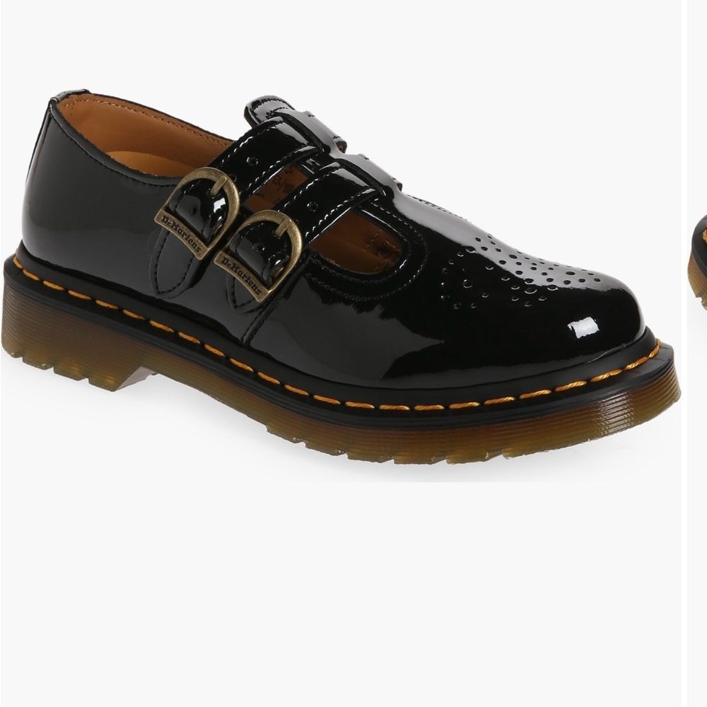 Dr. Martens Women’s 8065 Black Patent Mary Jane Shoes size 6US/4UK